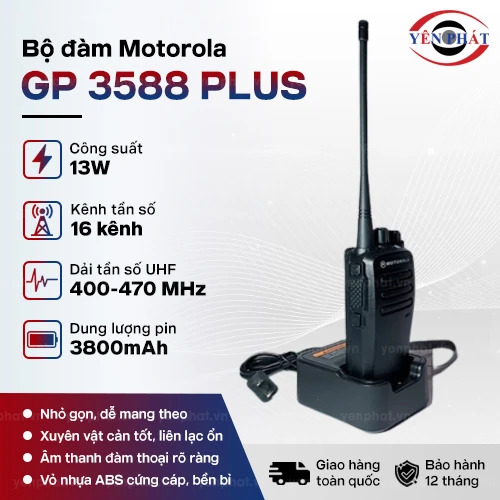 Máy bộ đàm Motorola GP 3588 Plus 2