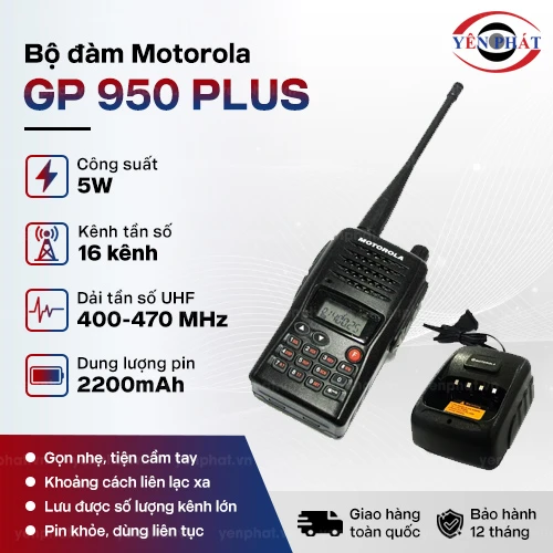 Máy bộ đàm Motorola GP 950 Plus 2