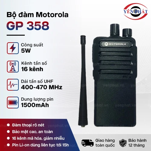 Máy bộ đàm Motorola GP 358 2