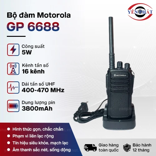 Máy bộ đàm Motorola GP 6688 2