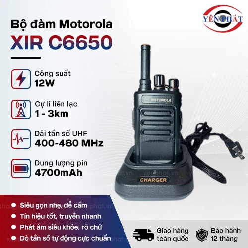 Máy bộ đàm Motorola XiR C6650 2