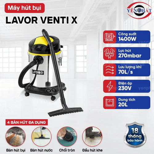 Máy hút bụi công nghiệp Venti X 2
