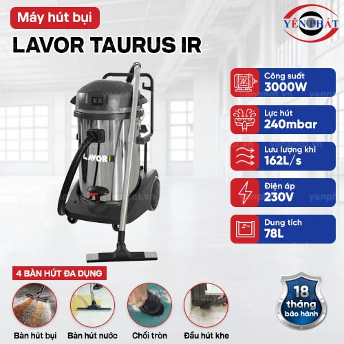 Máy hút bụi Lavor TAURUS IR 2