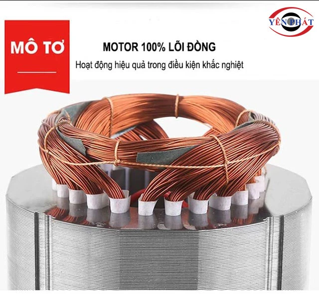 motor lõi đồng của máy rửa xe 2HP