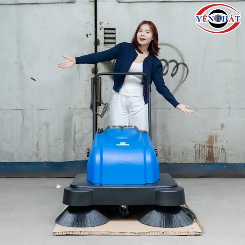 Xe quét rác đẩy tay mini chạy ắc quy Kumisai KMS-690 4