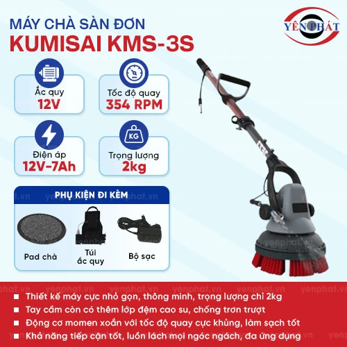 Máy chà sàn Kumisai KMS-3S 2