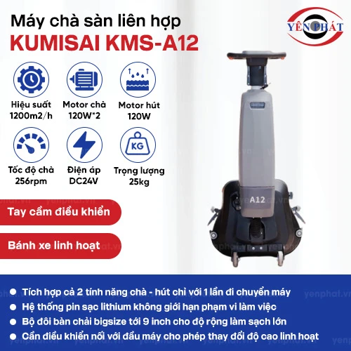Máy chà sàn liên hợp Kumisai KMS-A12 2