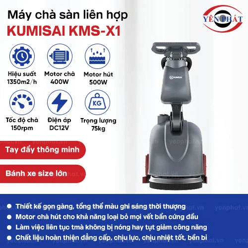Máy chà sàn liên hợp mini Kumisai KMS-X1 2