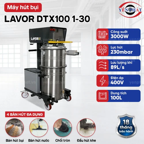 Máy hút bụi công nghiệp Lavor DTX100 1-30 2