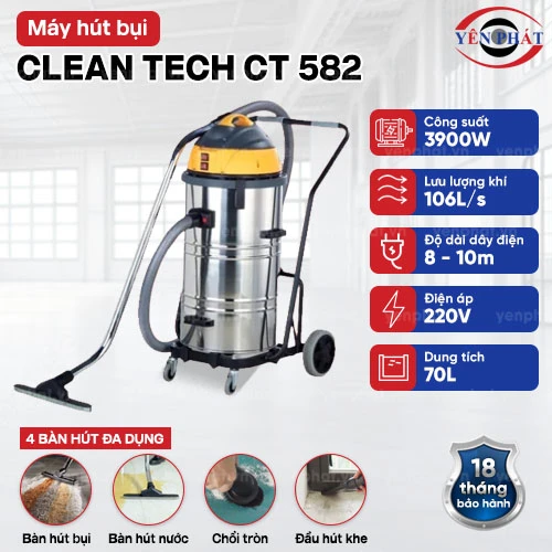 Máy hút bụi Clean Tech CT 582 2