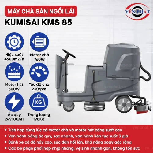 Máy chà sàn ngồi lái Kumisai KMS 85 2
