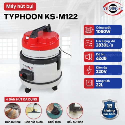 Máy hút bụi Typhoon KS-M122 2