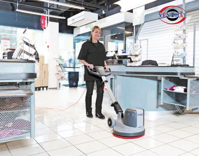 Máy chà sàn đơn cho nhà xưởng Nilfisk P17