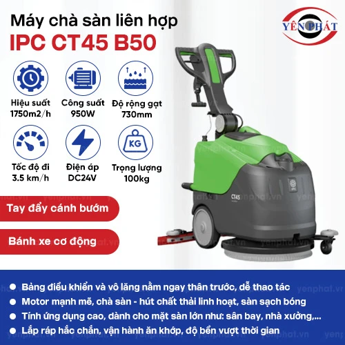 Máy chà sàn liên hợp IPC CT45 B50 2