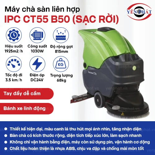 Máy chà sàn liên hợp IPC CT55 B50 (sạc rời) 2