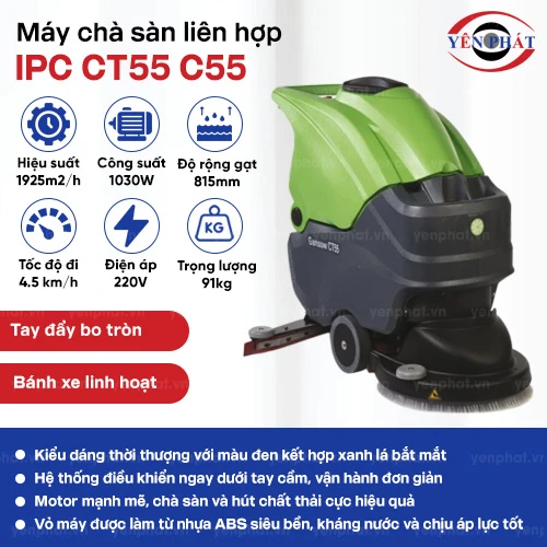 Máy chà sàn liên hợp IPC CT55 C55 2