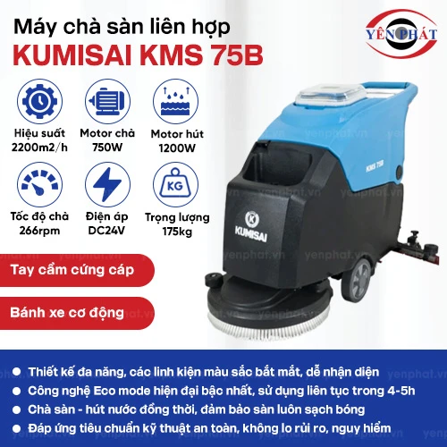 Máy chà sàn liên hợp Kumisai KMS 75B 2