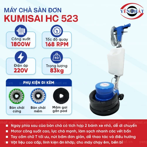 Máy chà sàn Kumisai HC 523 2