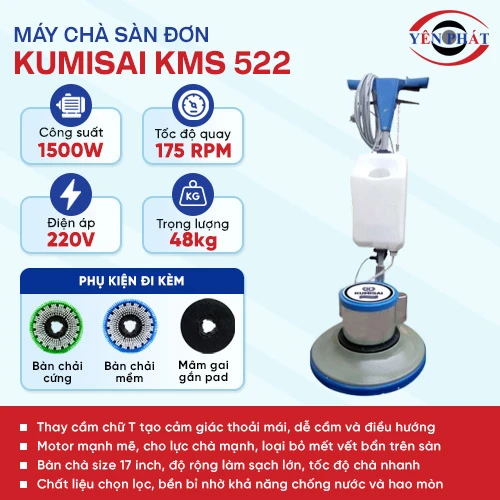 Máy chà sàn công nghiệp Kumisai KMS 522 2