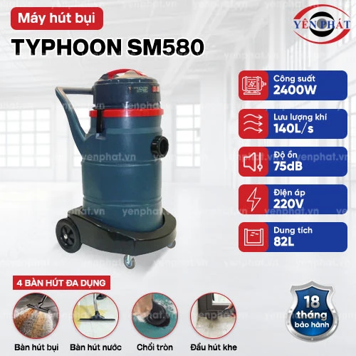 Máy hút bụi Typhoon SM580 2