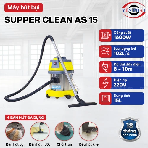 Máy hút bụi Supper Clean AS 15 2
