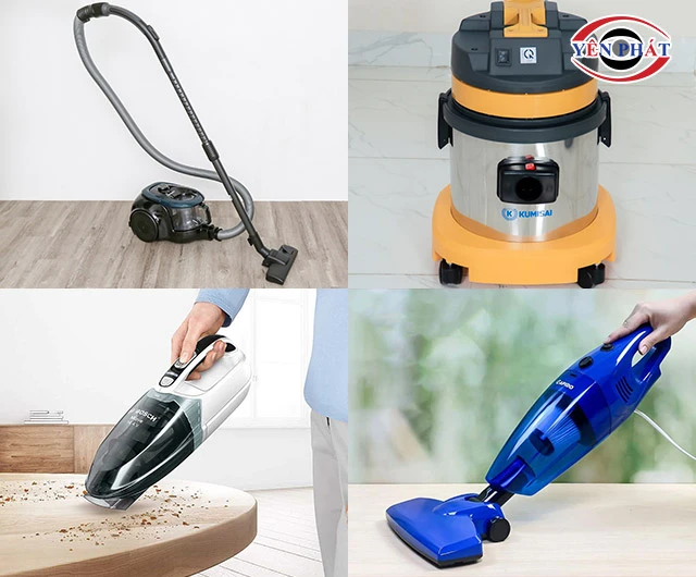 các loại máy hút bụi gia đình