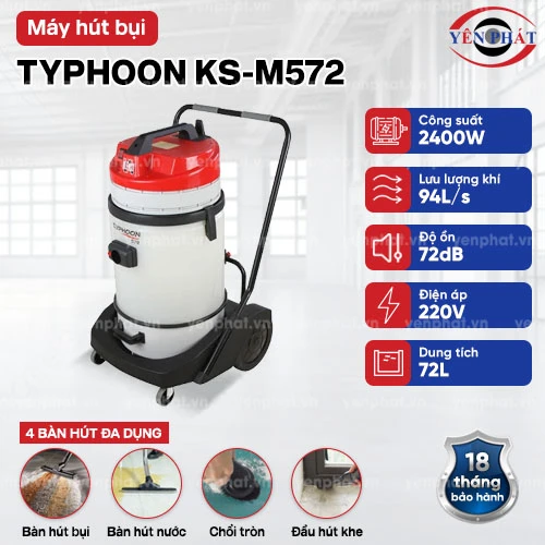 Máy hút bụi Typhoon KS-M572 2