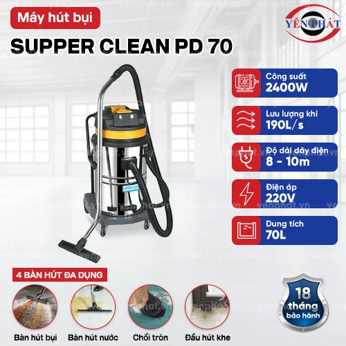 Máy hút bụi Supper Clean PD 70 2