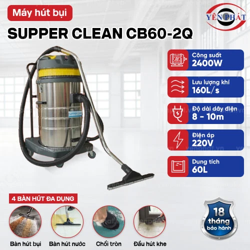 Máy hút bụi SUPPER CLEAN CB60-2Q 2