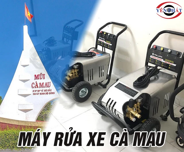 Máy rửa xe Cà Mau