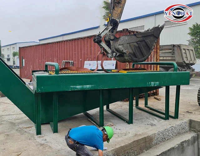 vận hành máy rửa xe công trường