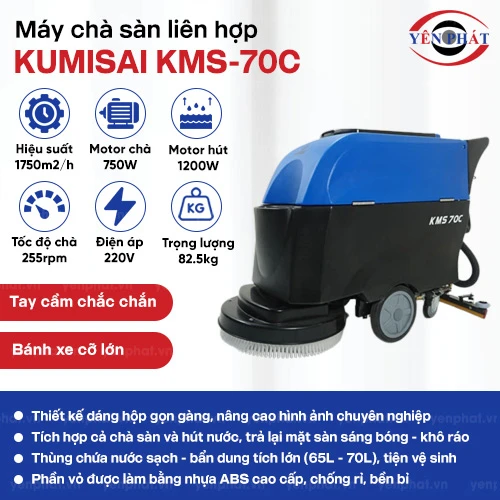 Máy chà sàn liên hợp Kumisai KMS-70C 2