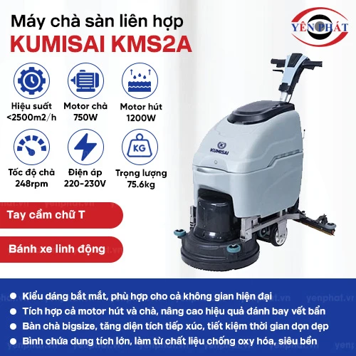 Máy chà sàn liên hợp Kumisai KMS2A 2