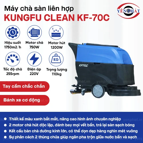 Máy chà sàn liên hợp Kungfu Clean KF-70C 2