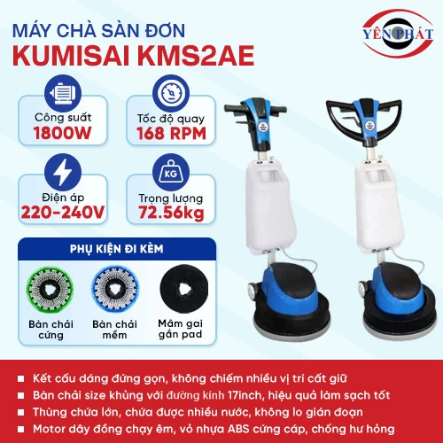 Máy chà sàn công nghiệp Kumisai KMS2AE 2