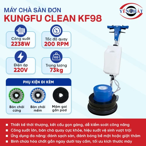 Máy chà sàn công nghiệp Kungfu Clean KF98 2