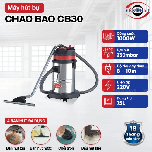 Máy hút bụi hút nước Chao Bao CB30 2