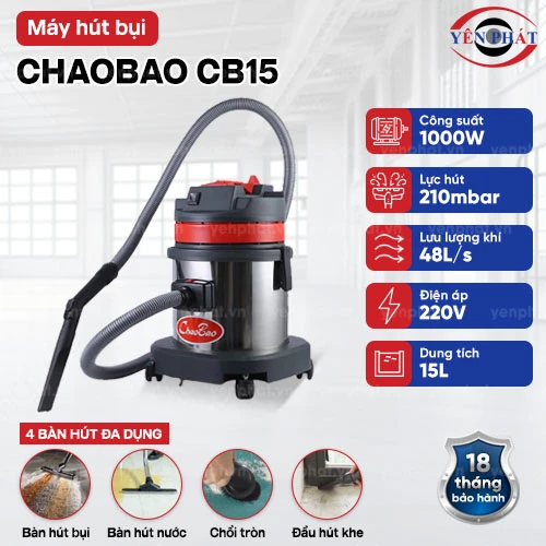 Máy hút bụi công nghiệp Chaobao CB15 2