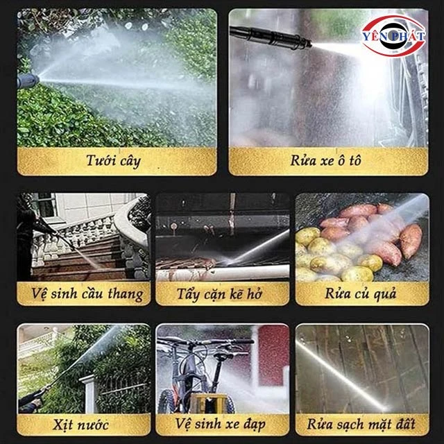 ứng dụng của máy rửa xe Stellato