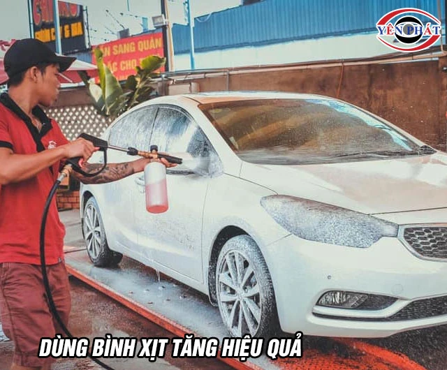 Cách dùng nước rửa xe Anaquat