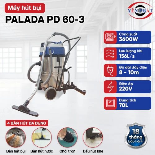 Máy hút bụi Palada PD 60-3 2