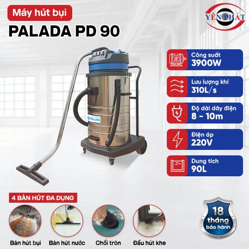 Máy hút bụi cho nhà xưởng Palada PD 90 2