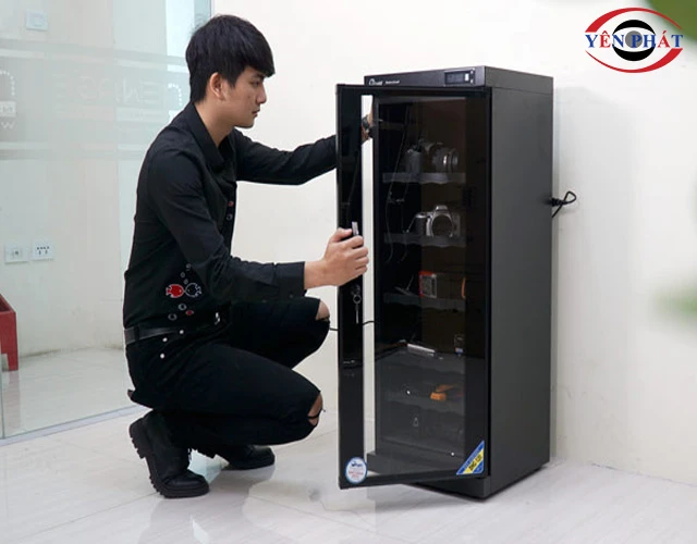 Tủ chống ẩm cho máy ảnh FujiE DHC120