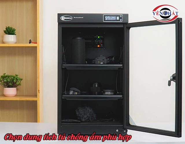 chọn dung tích tủ chống ẩm Hải Phòng phù hợp