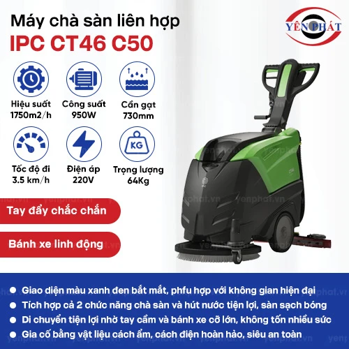 Máy chà sàn liên hợp IPC CT46 C50 2