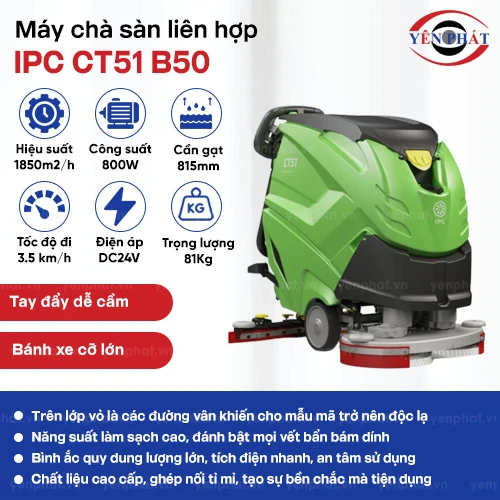 Máy chà sàn liên hợp IPC CT51 B50 2