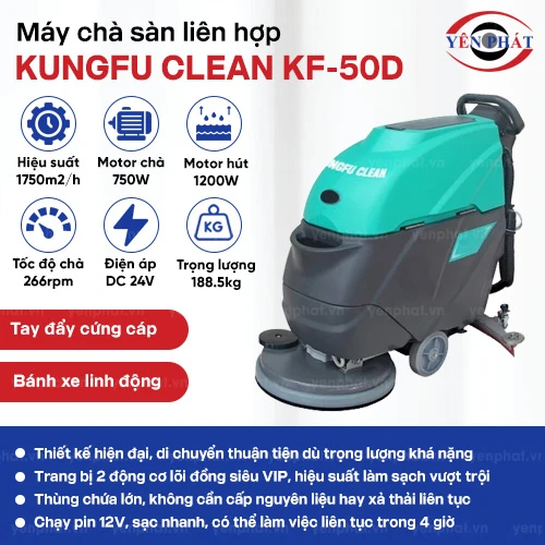 Máy chà sàn liên hợp Kungfu Clean KF-50D 2