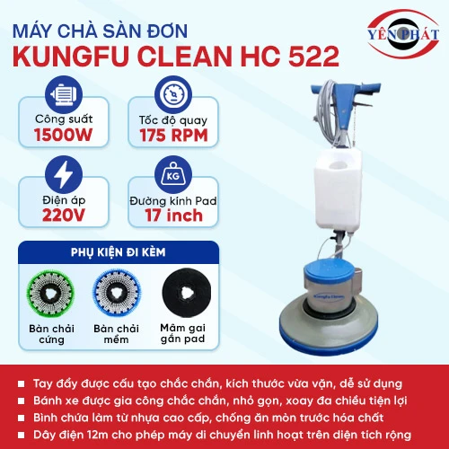 Máy chà sàn công nghiệp Kungfu Clean HC 522 2