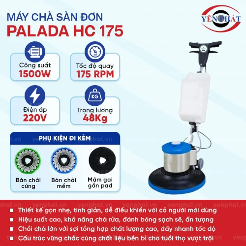 Máy chà sàn đơn Palada HC 175 2