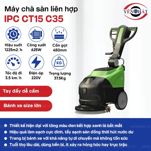 Máy chà sàn liên hợp IPC CT15 C35 2